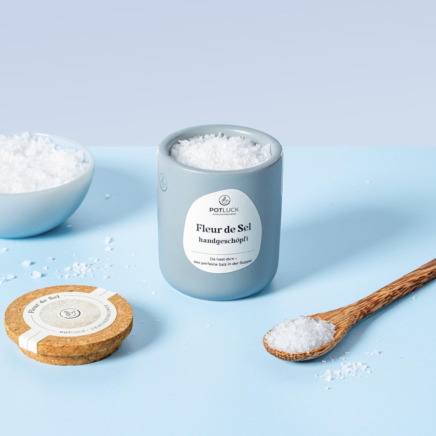 8 x 80g Fleur de Sel handgeschoepft