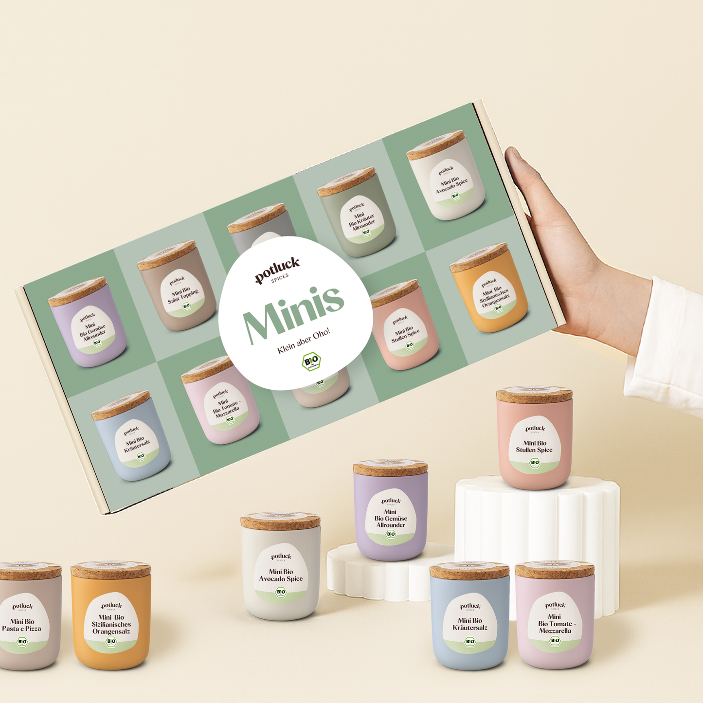 3x 10er Mini Set 75ml BIO