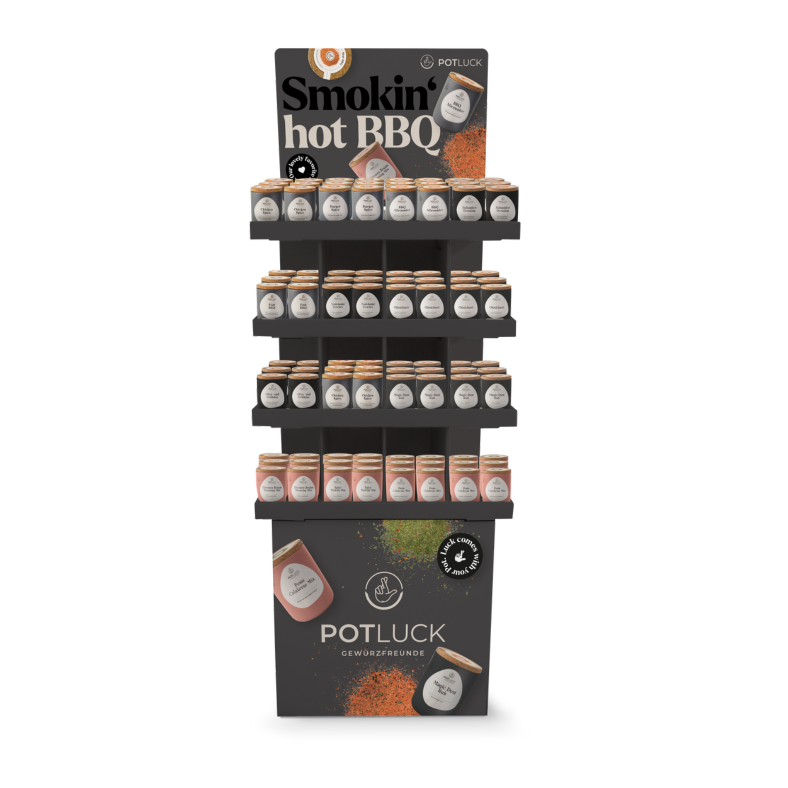 128er BBQ Display bestueckt