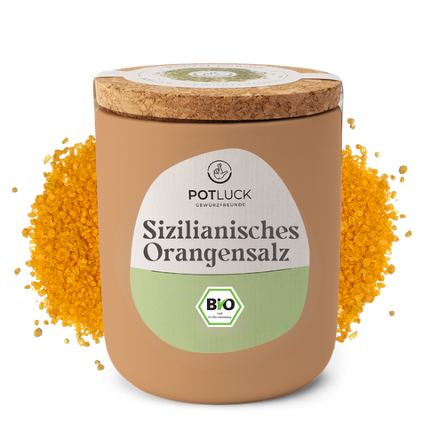 8 x 140g Bio Sizilianisches Orangensalz