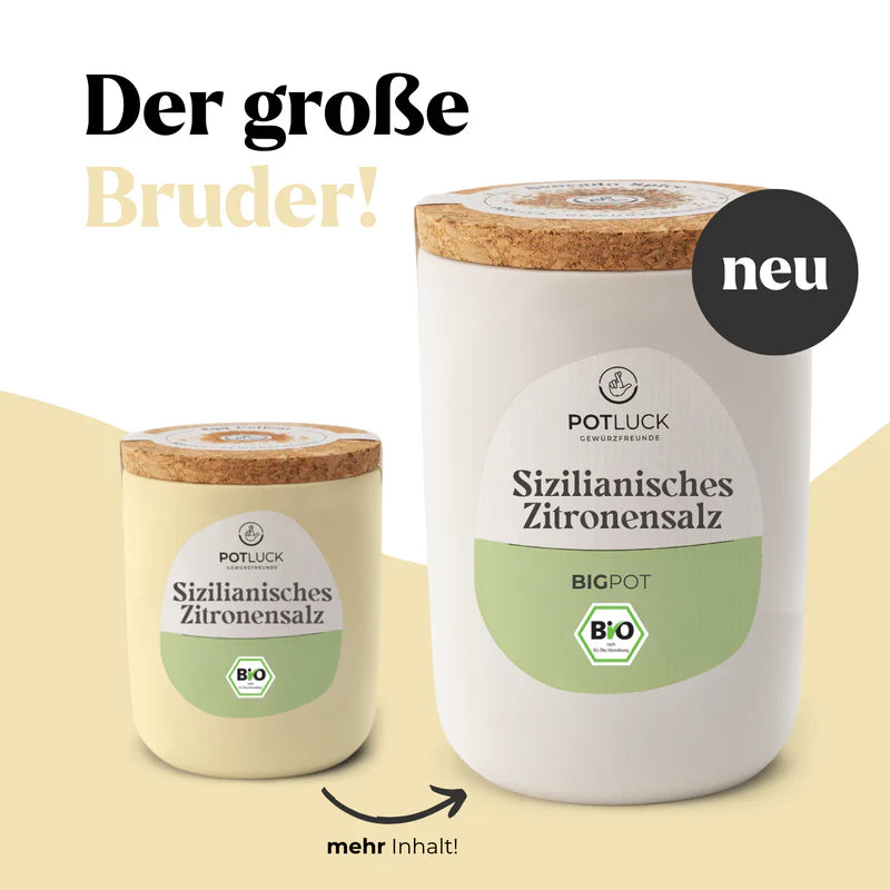 1 x 900g Sizilianisches Zitronensalz BIG