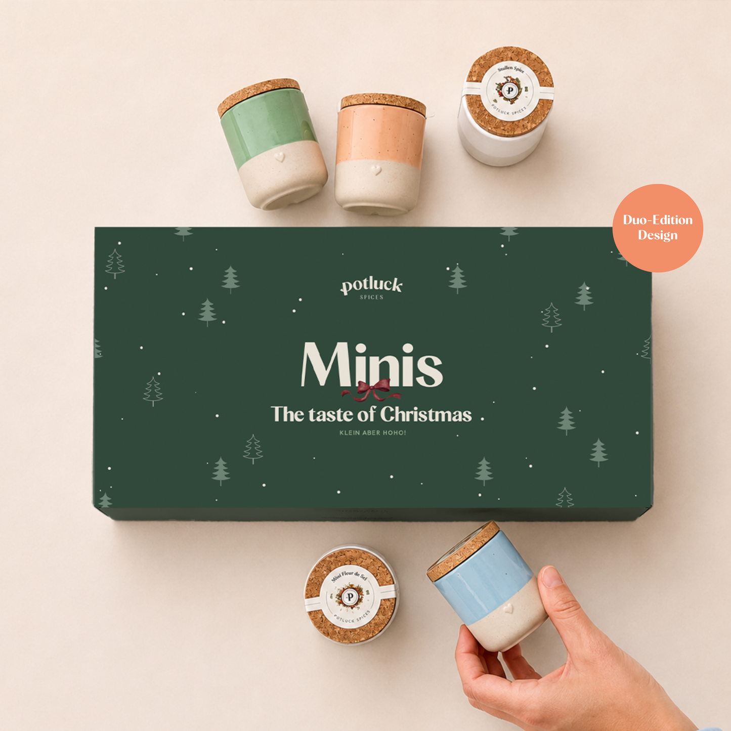 3 x 10er Xmas Mini-Topf Set