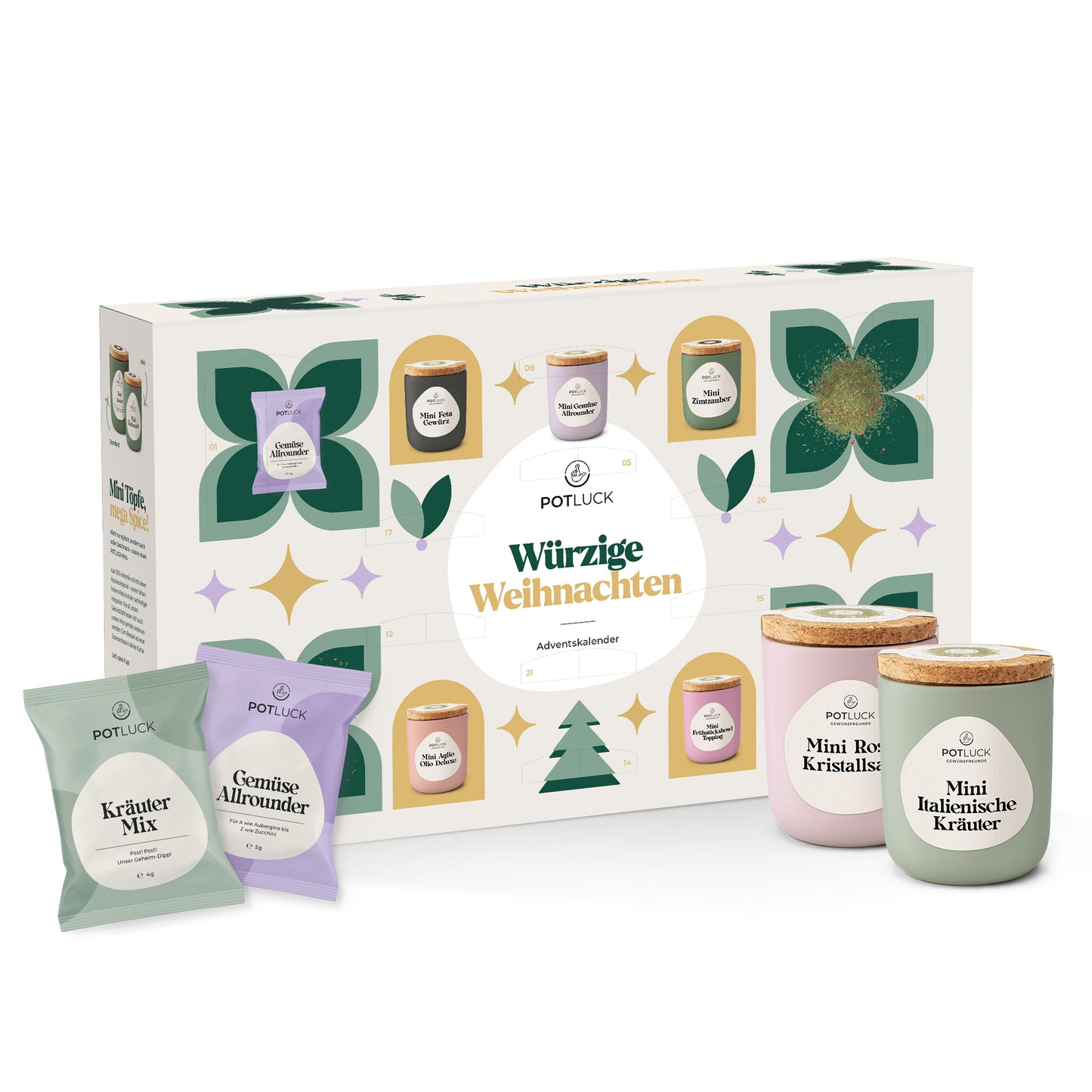 POTLUCK Mini Adventskalender - Tannenzauber