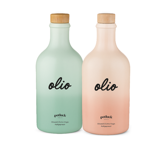 6 x POTLUCK Olio Olivenöl 500ml Design Edition