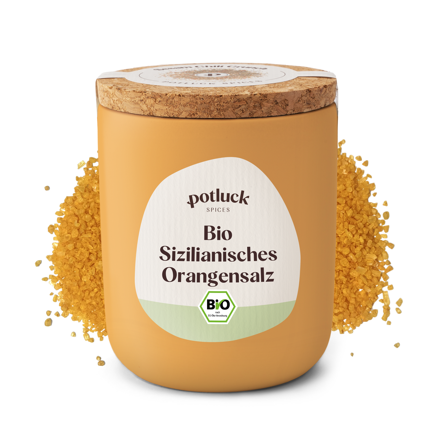 8 x 140g Bio Sizilianisches Orangensalz