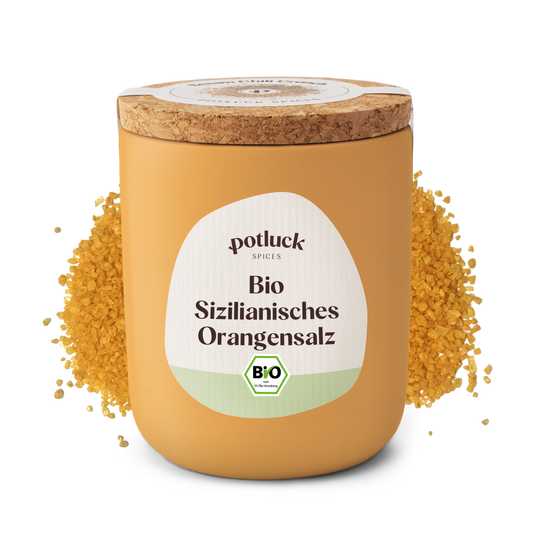 8 x 140g Bio Sizilianisches Orangensalz