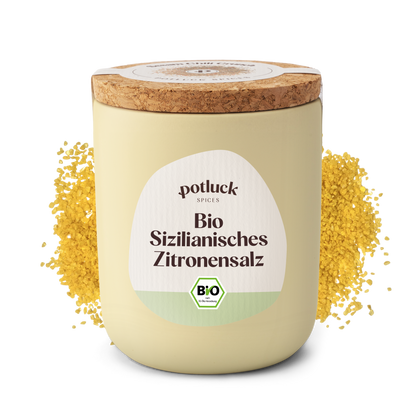 8 x 140g Bio Sizilianisches Zitronensalz