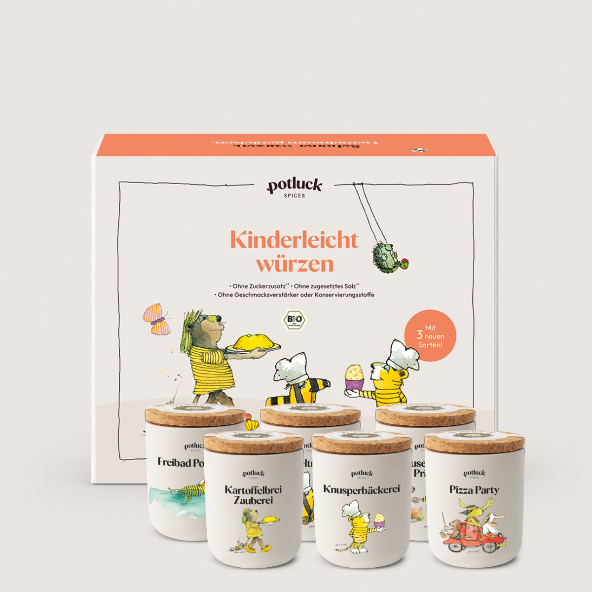 3 x 6er JANOSCH Bio Kids Geschenkset