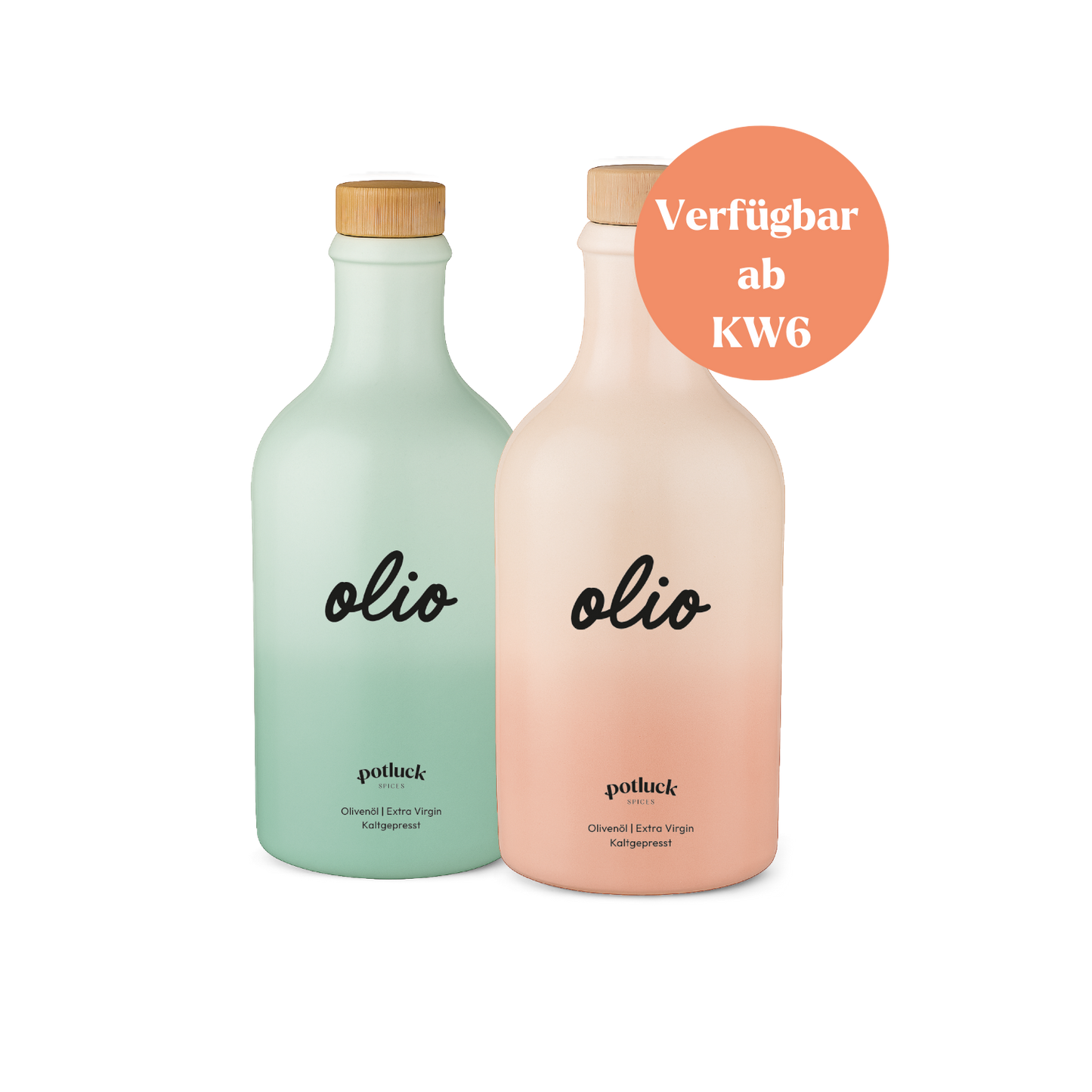 6 x POTLUCK Olio Olivenöl 500ml Design Edition